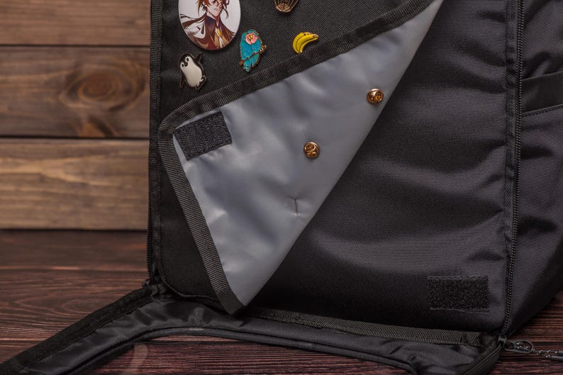 Ita Bag, Pin Display Bag, Ita Backpack, Pin Trading, Window Backpack, Removable Insert, Pin Display Laptop Backpack, Everyday Ita Backpack image 4