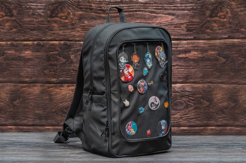 Ita Bag, Pin Display Bag, Ita Backpack, Pin Trading, Window Backpack, Removable Insert, Pin Display Laptop Backpack, Everyday Ita Backpack image 1