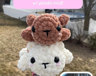 No-Sew Bear Crochet Pattern, with Panda Mod (PDF Pattern)
