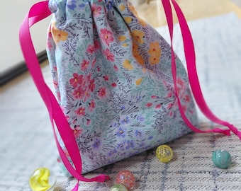 Marble Draw String Bags
