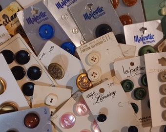 Vintage Unused Buttons