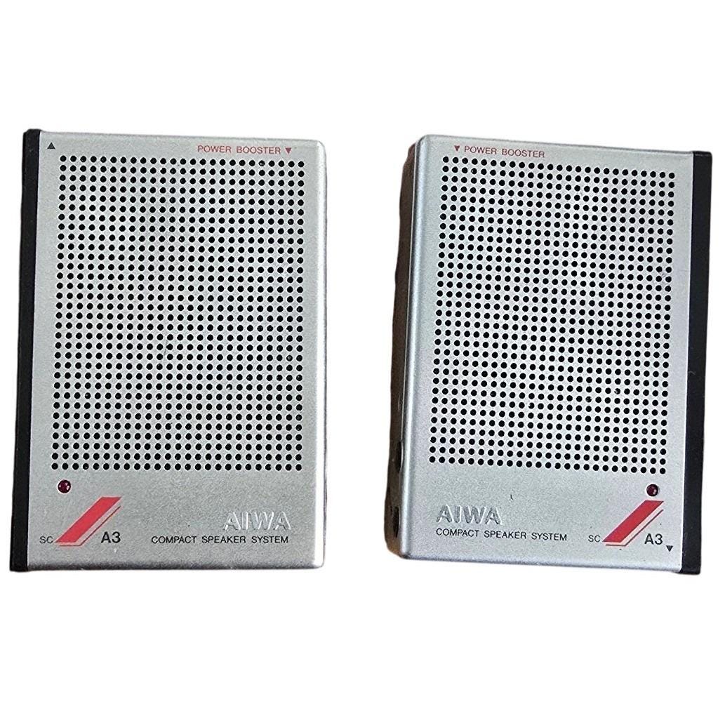 AIWA/アイワ　ポータブルミニスピーカー　SC-A3 ヴィンテージ Aiwa Speakers - Etsy