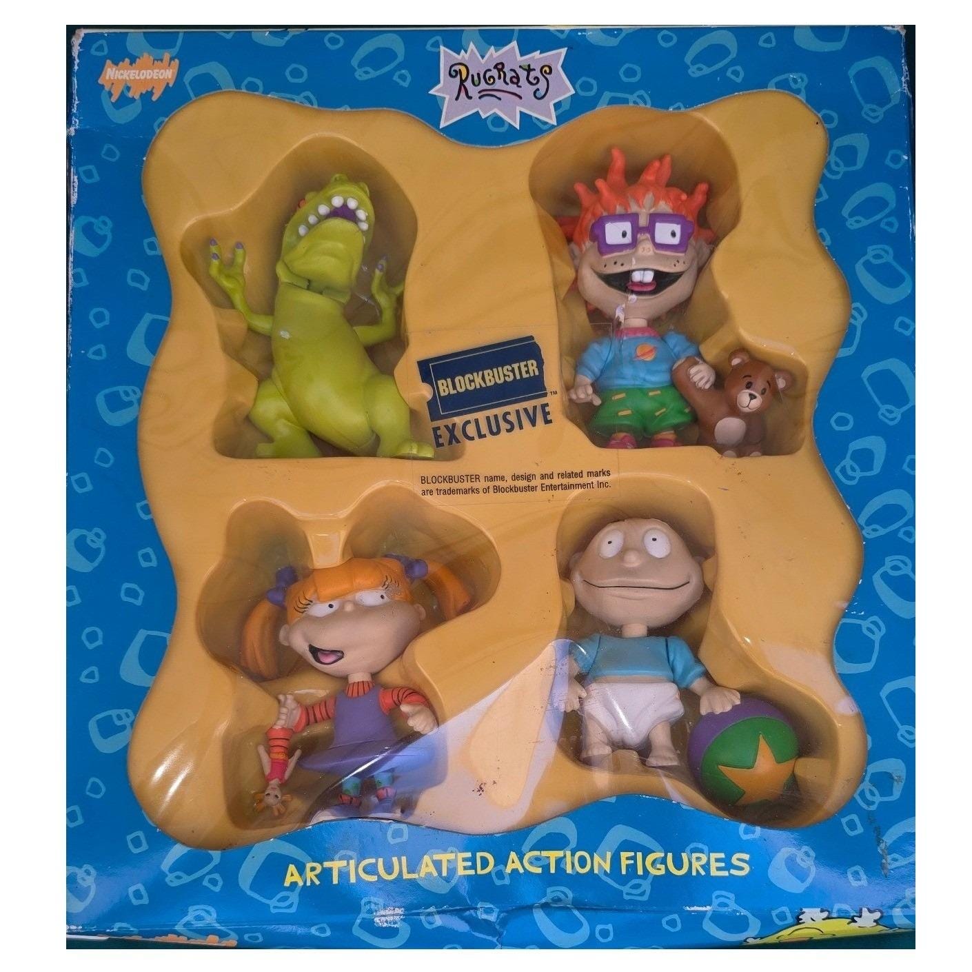 Vintage Rugrats Blockbuster Exclusive Action Figure 4-pack Tommy ...