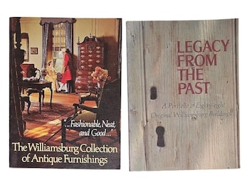 historical WILLIAMSBURG book architecture buildings antique furnishing reference
