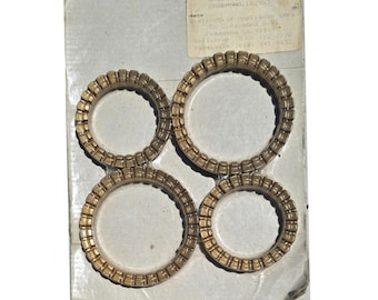 Anéis de queimador para fogão a gás DACOR 82953 originais, 4 peças, latão, novos na embalagem.