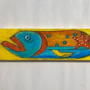 Wooden Fish Wall Art 
