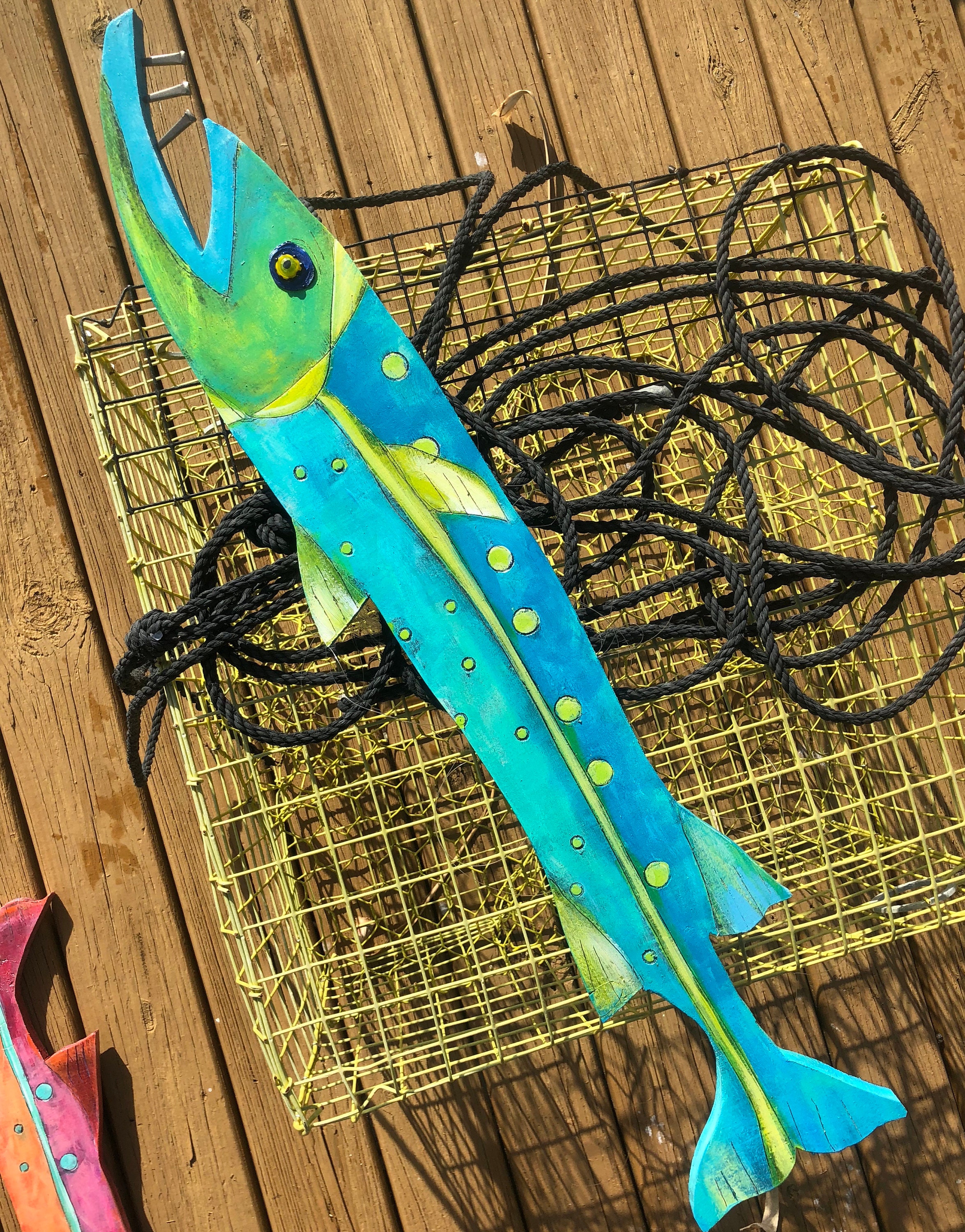 Decoración de la pared de la playa arte de tablones de | Etsy