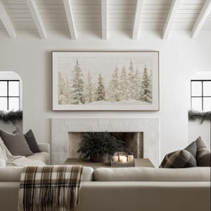 Winter Landscape- Snowy Trees,  Samsung Frame TV File, Digital Download for Frame TV