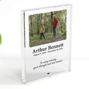 Personalized Dog Memorial Plaque: Custom Acrylic Pet Loss Keepsake