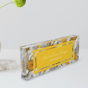 Personalized Desk Name Plate | Custom Office Nameplate | Boss Gift | New Job Decor | Employee Recognition | Office Plaque, Teacher Gift
