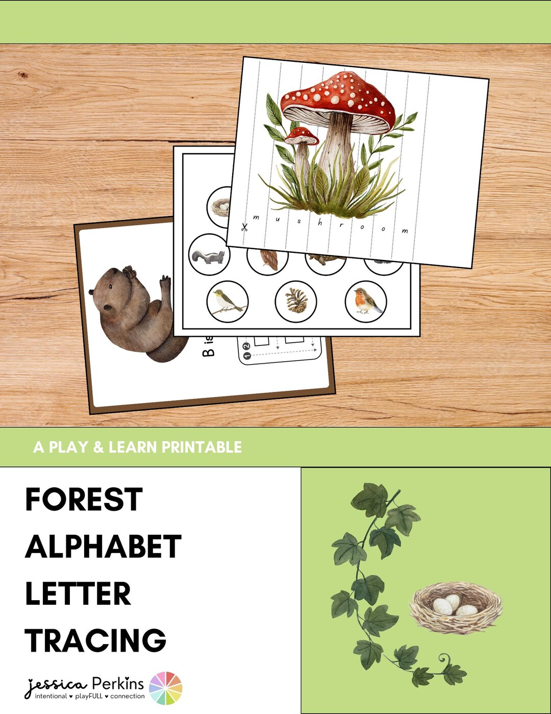 Alphabet Tracing Activity Book | Early Literacy Worksheets | Woodland ...