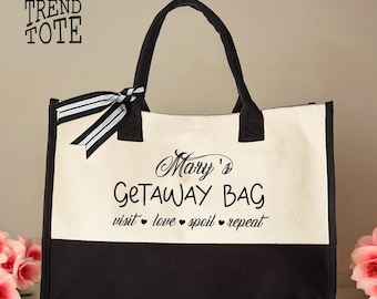 Nina's Getaway Canvas Tote Bag - Grandma Gift (GM1018) - Etsy