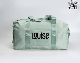 Personalized Duffle Bag For Holiday Vacation, Customized Name Weekend Duffle Bag, Personalized Gift Duffle Bag,Mother&#39;s Day Gift Travel Bags