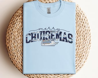 Merry Cruisemas Shirt, Christmas Cruise Ship Tee, Matching Family Cruise Shirts, Holiday Vacation Outfit, Cruise Group Christmas Shirt
