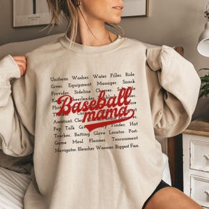 Baseball Mom Sweatshirt, Baseball Mama Shirt, Sports Mom Sweatshirt, Baseball Shirt, Game Day Shirt, Baseball Fan Shirt, Baseball Mama Shirt