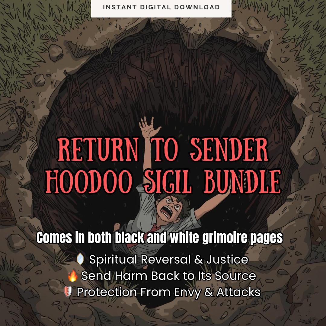 Return to Sender Sigil | Reversal, Protection & Karmic Justice | Send ...