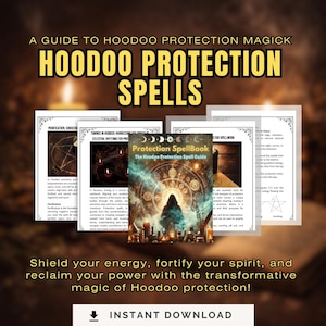 Livro de Feitiços de Proteção Hoodoo | Guia Digital para Sabedoria Ancestral, Fortificação Espiritual e Empoderamento