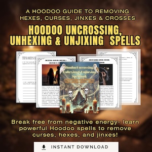 フードゥーの呪いの解除、呪いの解除、呪術の解除の呪文：呪い、呪い、呪い、十字架を解除するためのフードゥーガイド