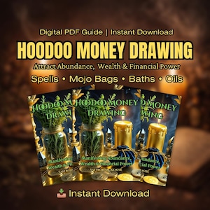 Guida al disegno di denaro Hoodoo / Manifesta abbondanza, ricchezza e potere finanziario / PDF digitale di Rootworker