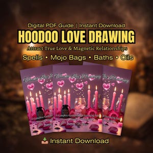 Guida al disegno dell'amore Hoodoo / Attira il vero amore e relazioni magnetiche / PDF digitale di Rootworker