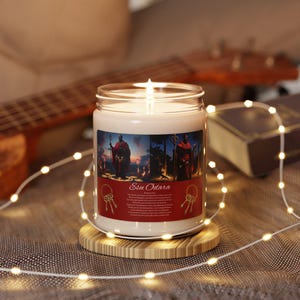 Soy Candle, Esu Odara Orisha Prayers, Spiritual Gift, Meditation Candle, Ritual Candle, African Deity Candle, Afrocentric Home Decor