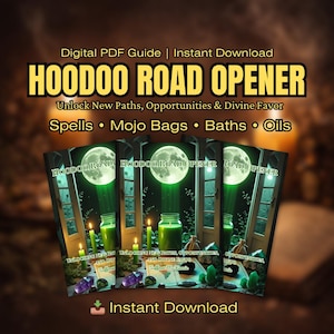 Guida Hoodoo Road Opener / Sblocca nuovi percorsi, opportunità e favore divino / PDF digitale di Rootworker