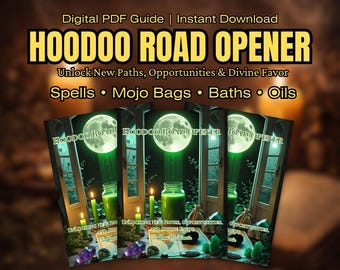 Guía para abrir caminos con Hoodoo / Desbloquea nuevos caminos, oportunidades y favor divino / PDF digital del trabajador de raíces