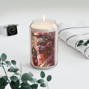 Beauty Attraction Candle Hoodoo Voodoo Glamour Spell Candle 13 75oz Scented Ritual for Charm Confidence and Personal Power