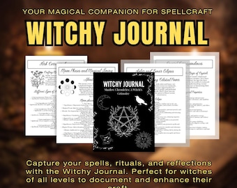 Witchy Journal | Your Magical Companion for Spellcraft and Reflection