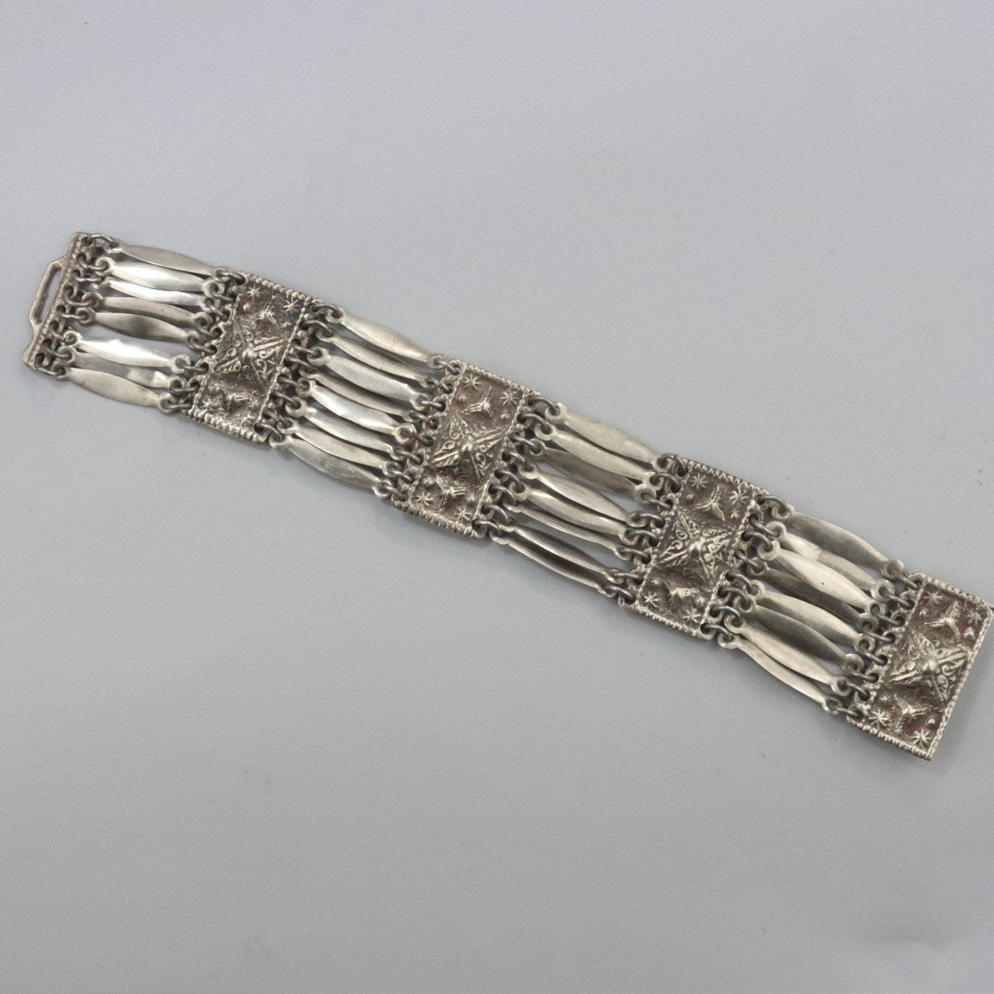 メキシコ タスコ Taxco Mexican Silver 喜平 ブレスレット