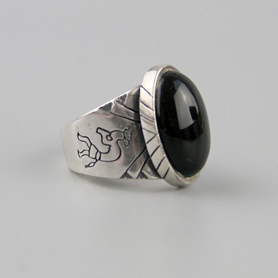 etsy onyx ring