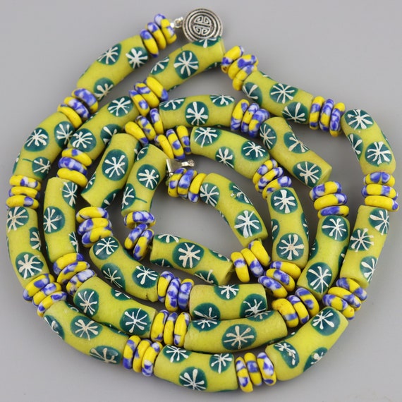 Asantewaa Royal African Beaded Necklace by kiaraafrik - Long necklaces -  Afrikrea