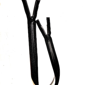 YKK Double separating zipper 26" black