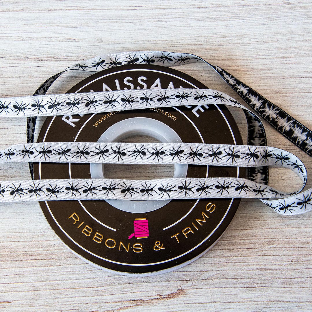 Ants Jacquard Ribbon From the in the Vegetable Garden Collection by ...