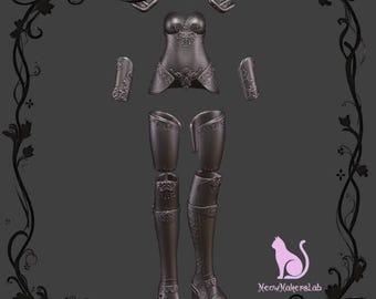 Steel Royal Armor Set Compatible with MH G3