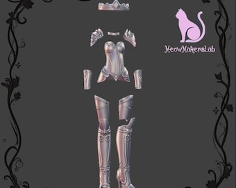 Steel Knight Armor Set Compatible with MH G1
