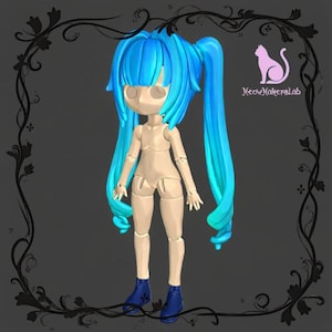 BJD Style Chibi Mikku Doll Assembly