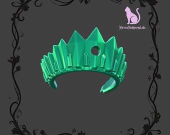 Green Metallic Crown