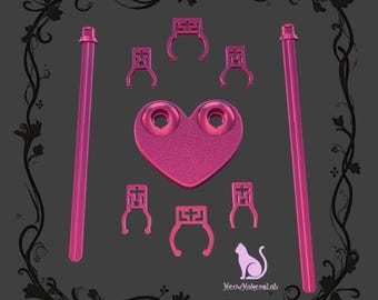 Couple doll stand with 5×2 mm magnets