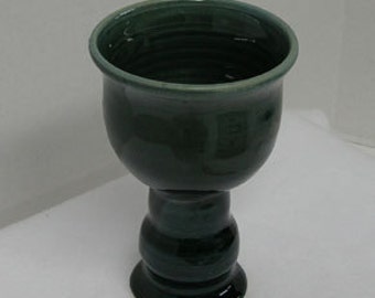 Blue Green Porcelain Goblet