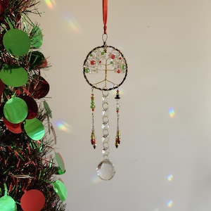 Christmas Tree of Life Suncatcher