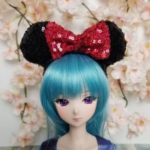 BJD SD Doll Sequin Mouse Ears