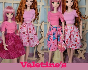 BJD SD 60cm Valentine's Day Heart Skirt In Stock