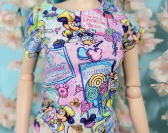 BJD SD Doll 60cm Disney Mouse baking Simple Shirt Preorder