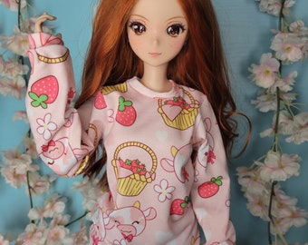 BJD SD Doll 60cm Strawberry Cow Sweatshirt Preorder