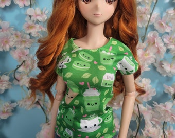 BJD SD Doll 60cm Kawaii Matcha dessert Simple Shirt Preorder