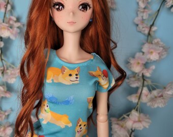 BJD SD Doll 60cm Corgi Simple Shirt Preorder