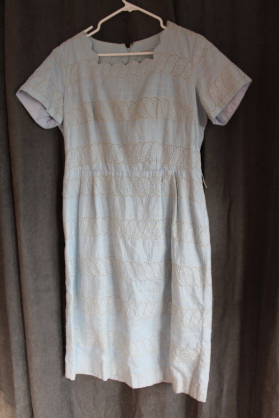 pale blue summer dress