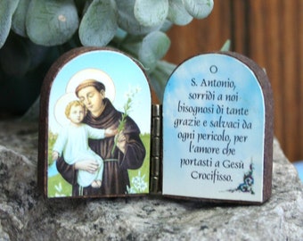 Vintage Miniature Decorative Religious Icon / Religious/Christian/Catholic