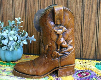 Western Cowboy Boot Candle / Like New